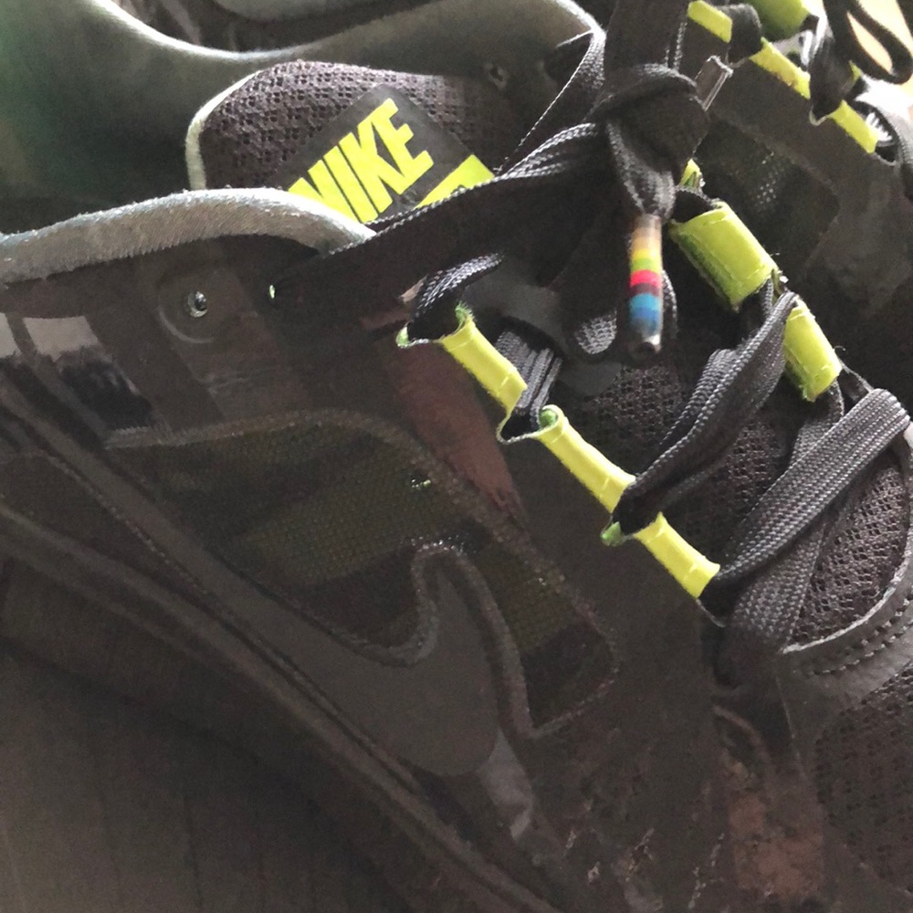Nike free run (+) 3 Hurley NRG Size 12 black volt